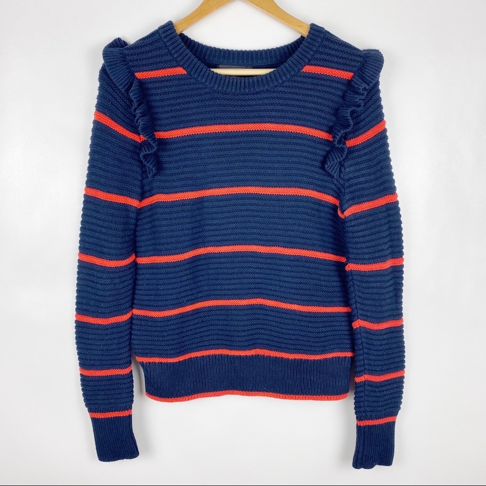 Banana Republic Medium Striped Chunky Knit Sweater